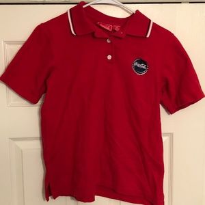 Vintage Coca Cola Red Polo, Size Small (16 W)
